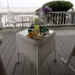 Photo of the porch area of Inn on the Ocean