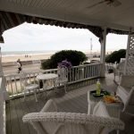 Photo of the porch area of Inn on the Ocean